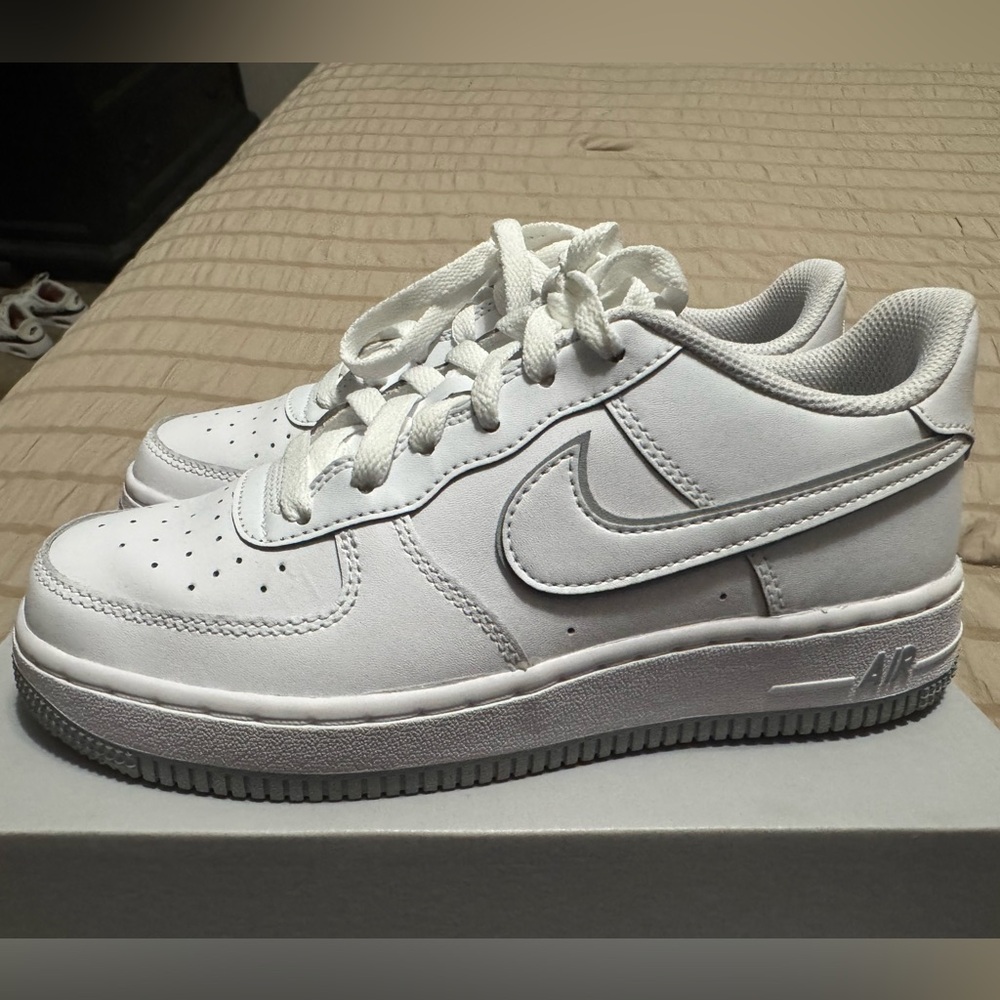 Nike White Air Force 1s shoes